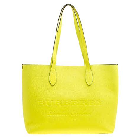 burberry neon tote|Burberry handbags for women.